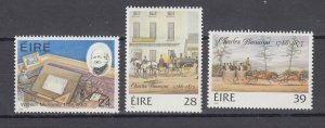 J44005 JL Stamps 1986 ireland set mnh #674-6 views