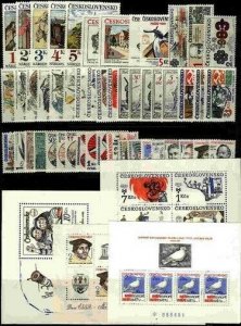 Czechoslovakia 1983 MNH Complete Year set