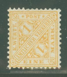 Wurttemberg #O107 Mint (NH) Single
