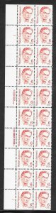 #1849 MNH Plate Block Strip of 20