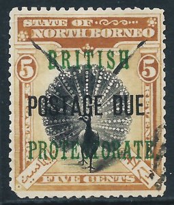 North Borneo, Sc #J24, 5c Used