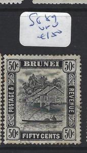 BRUNEI   (PP2807B)  50C   SG 89     VFU