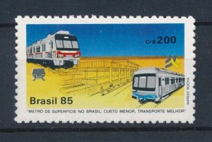 [113388] Brazil 1985 Railway trains Eisenbahn  MNH