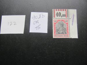 Germany 1915 MNH  MI.  90IIb or SC 87 Germania XF 95 EUROS (122)