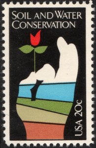 SC#2074 20¢ Soil and Water Conservation Single (1984) MNH