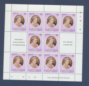 NEVIS - Sc 113a - MNH S/S - Queen Mother - 1981