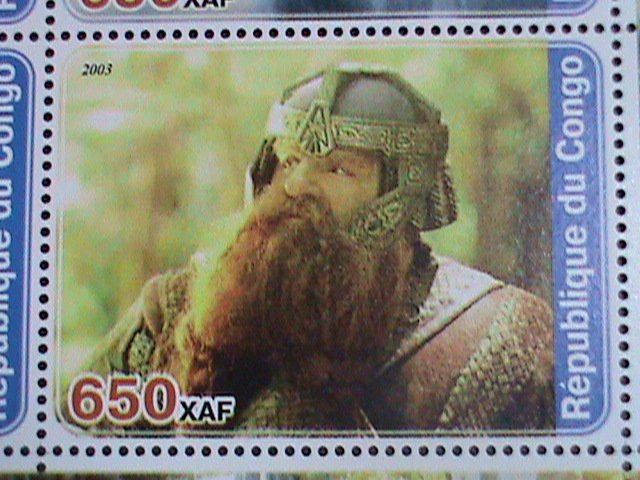 Congo Stamp:2001-Lord Of the Ring MNH full Stamp sheet