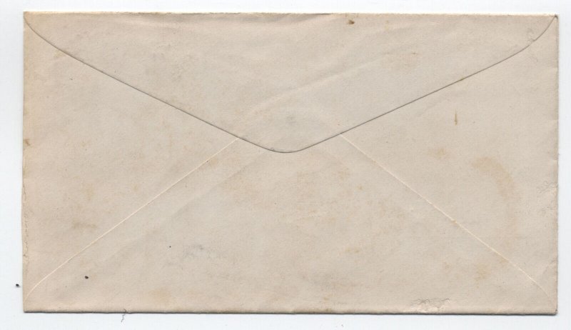 1902 Delmar DE 1ct 1st bureau cover masonic corner card [S.3866]