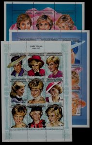 Comoro 834-35J MNH m/s Diana SCV55