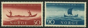 Norway # 437-38, Mint Hinge