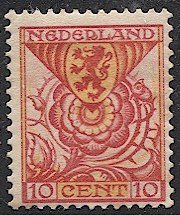 NETHERLANDS 1925 Sc B11 Mint LH Charity / Coat of Arms VF, BIN $1.50