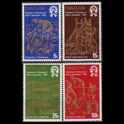 SWAZILAND 1979 - Scott# 321-4 Gold Rush Set of 4 LH