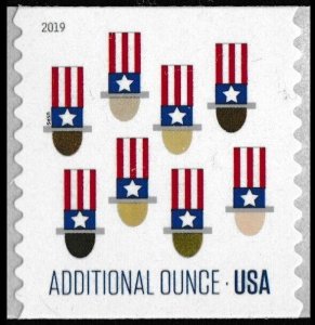 US 5341 Uncle Sam�s Hat additional ounce coil single MNH 2019