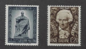 Italy  SC#519-520 MNH VF SCV$17.50.....Nice Opportunity!