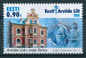 Estonia Architecture Stamps 2021 MNH Estonian Medical Association 100 Yrs 1v Set