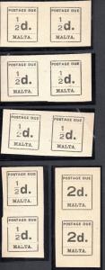 1925 Malta Postage Due Mounted Mint