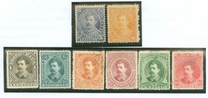 Costa Rica #21-22/25-30 Unused Single