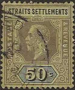 Straits Settlement - 198 - Used - SCV-0.45
