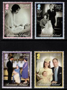 ASCENSION 2014 Royal Christenings; Scott 1114-17, SG 1195-98; MNH