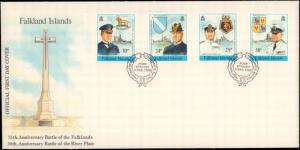 Falkland Islands, Worldwide First Day Cover, Military Related