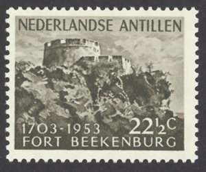 Netherlands Antilles Sc# 230 MH 1953 Fort Beekenburg