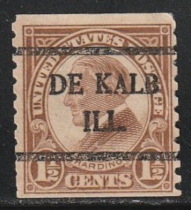 Precancel - De Kalb, IL - PSS 598-42