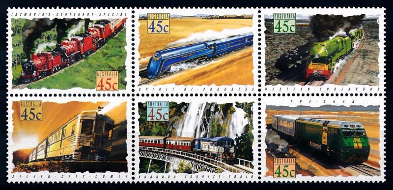 [63304] Australia 1993 Railway Train Eisenbahn Chemin de Fer  MNH