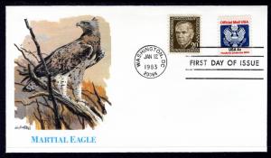 US O128 Official Mail Fleetwood U/A FDC