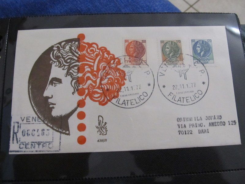 1977 Italy FDC LR121F32-