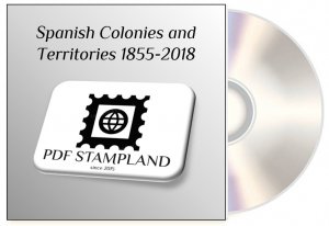 Spanish colonies and territories 1855-2018 (3 albums) PDF STAMP ALBUM PAGES