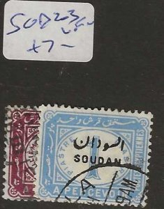 SUDAN  SG D2-3    POSTAGE DUES   VFU        P0318C H