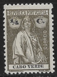 Cape Verde #144 1/4c Ceres ~ MHR