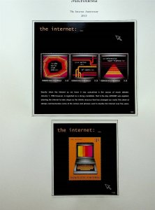 MICRONESIA Sc 1043-44 NH MINISHEET+S/S OF 2013 - INTERNET - (JO23)