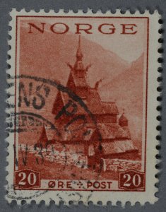 Norway #185 Used VG Unwatermarked HRM