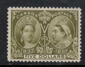 Canada #65 Very Fine Never Hinged Very Light Gum Bend **With Certificate**