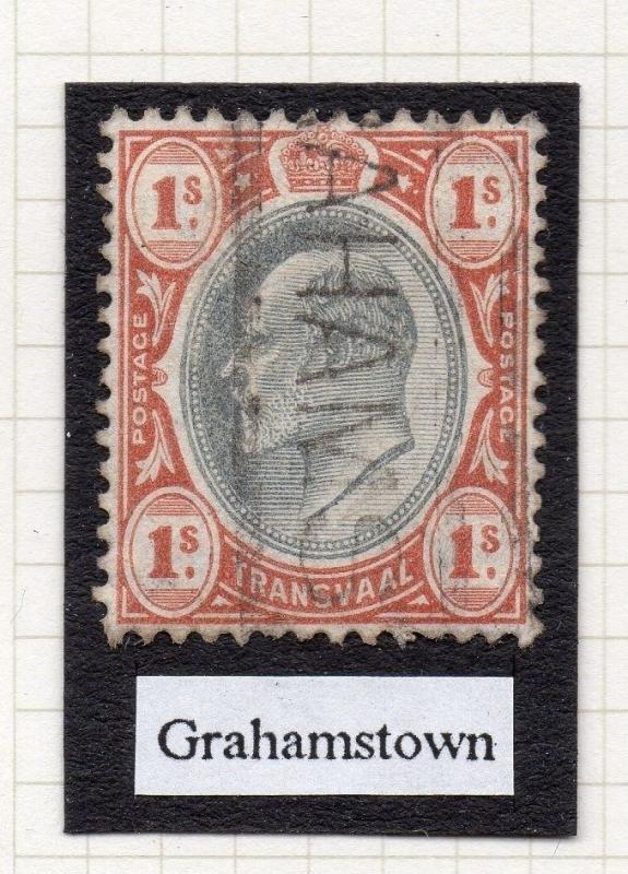Transvaal Interprovincial Period Ed VII Postmark on 1S. Grahamstown 243845