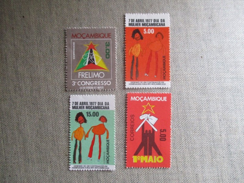 Mozambique, Scott# 567, 570-571, 572, MNH