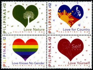 2020 Philippines Valentine's Day B4 (Scott NA) MNH