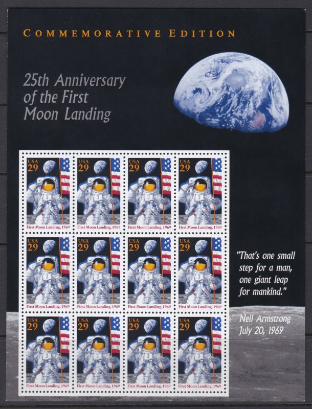 2841 Moon Landing Anniversary MNH