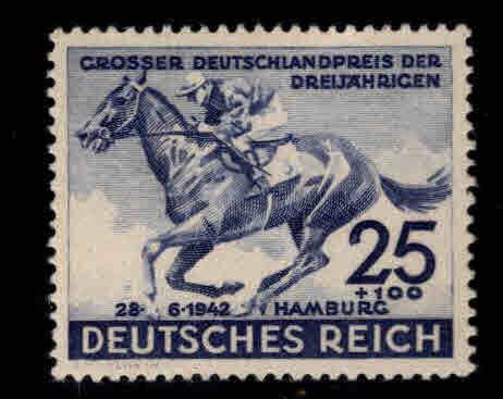 Germany Scott B204  MH* Race Horse semi-postal stamp