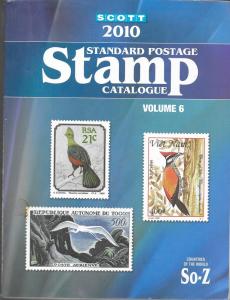 2010- Scott Standard Postage Stamp Catalogue- Vol.(6) So-Z