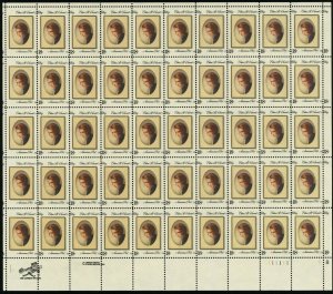 1926, Mint VF NH Scarce Color Shift Error Sheet of Fifty Stamps - Stuart Katz