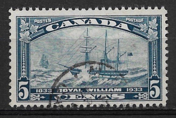 1933 Canada 204 Steamship Royal William used