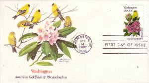 US Sc# 1953 / 2002 FDC's State Birds & Flowers Complete UXZ