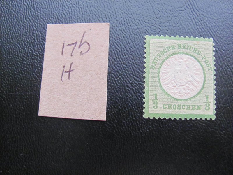 GERMANY 1872 HINGED MI.NR. 17b SC 15b LARGE SHIELD  SINGLE VF 170 EUROS (113)