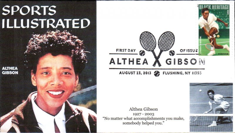 #4803 Althea Gibson S & T FDC
