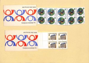 DDR East Germany MNH complete stamp booklets,  m29
