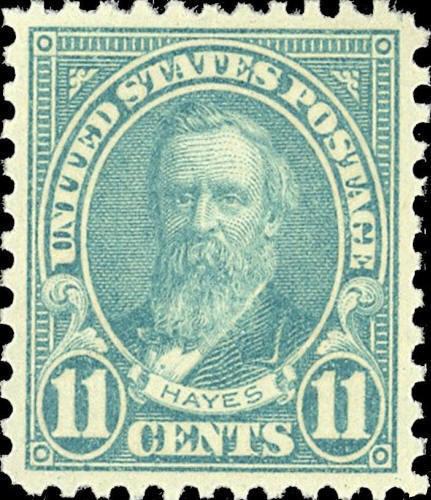 1931 11c Rutherford B. Hayes, Light Blue Scott 692 Mint F/VF NH