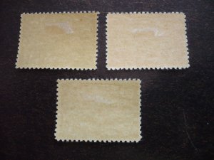 Stamps - Cuba - Scott# 396-398 - Mint Hinged Set of 3 Stamps