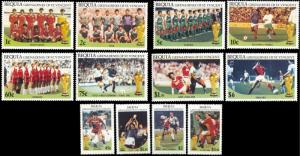 Bequia Saint Vincent Grenadines 218-229, MNH, World Cup Football Mexico